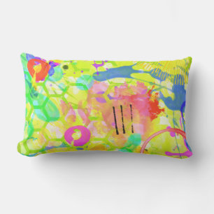 Graffiti Summer Lumbar Cushion