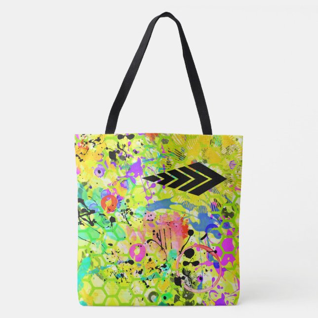 Graffiti Summer Tote Bag (Front)