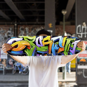 Graffiti Tag Skateboard   Graffiti Skateboard Deck
