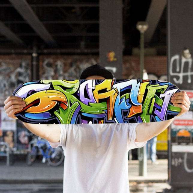 Graffiti Tag Skateboard | Graffiti Skateboard Deck (Creator Uploaded)