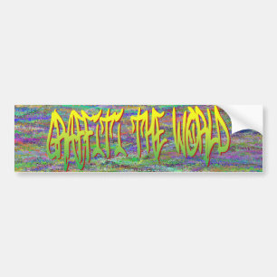 Graffiti The World Bumper Sticker