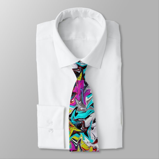 Graffiti  tie (Tied)