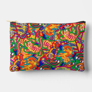 Graffiti Tiger Memphis Global Village Coffehouse Accessory Pouch