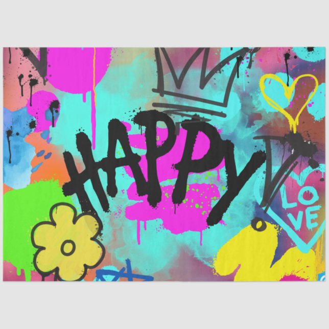 Graffiti tissue paper (Front)