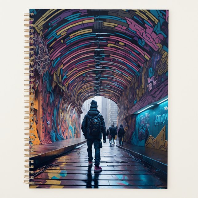 Graffiti Tunnel Of Art Planner (Front)