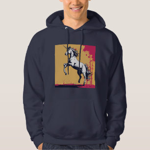 Graffiti Unicorn: Banksy-Inspired Design Hoodie