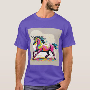 Graffiti Unicorn: Banksy-Inspired Design T-Shirt