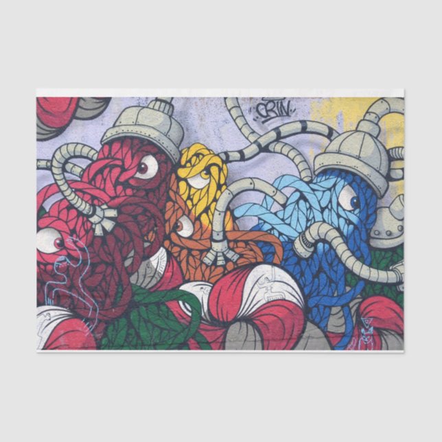 Graffiti Urban 24-2 Decoupage Tissue Paper (Front)