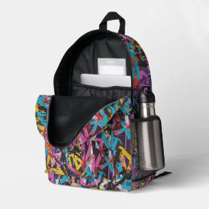Graffiti Urban Streetwear Pattern  Printed Backpack