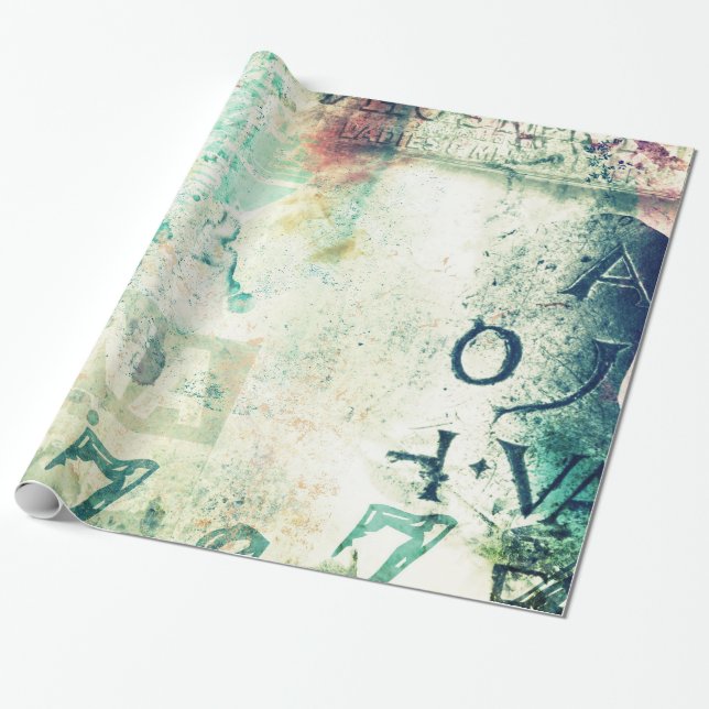 graffiti urban wrapping paper (Unrolled)