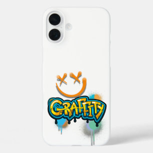 Graffiti Vibes Street Art with Attitude iPhone 16 Plus Case