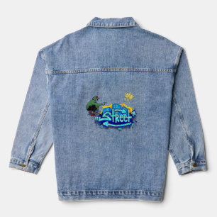 Graffiti Vibes Street Art with Attitude Denim Jacket