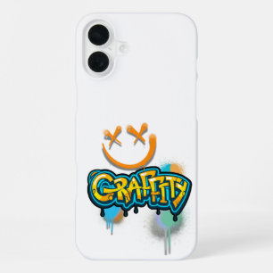 Graffiti Vibes Street Art with Attitude iPhone 16 Plus Case
