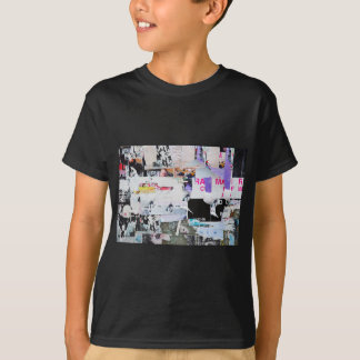 Graffiti Wall Banksy Style Torn Paper T-Shirt