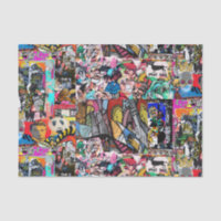 Graffiti wall collage