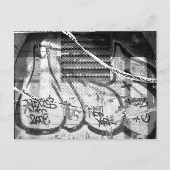 Graffiti wall, New York City Postcard (Front)