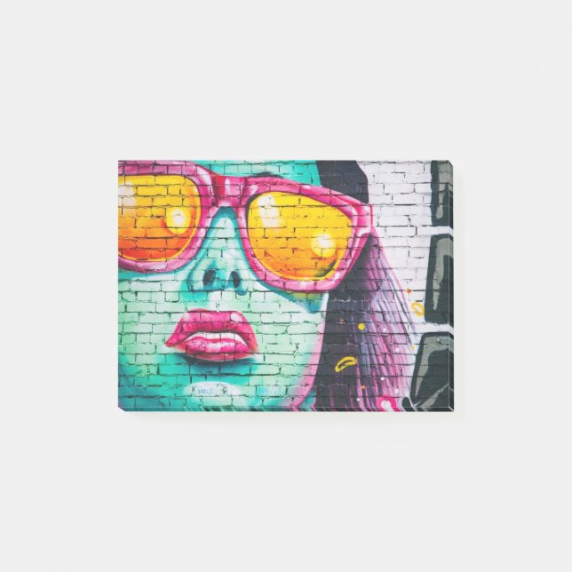 graffiti wall post-it notes (Front)