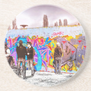 Graffiti Wall Project Coaster