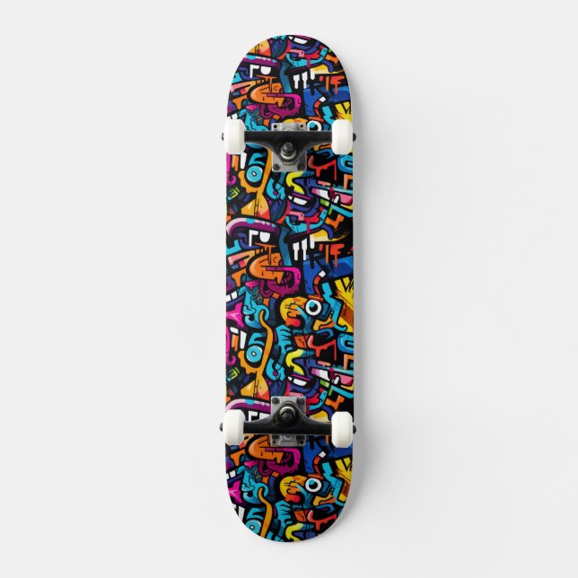 Graffiti Wall  Skateboard (Front)