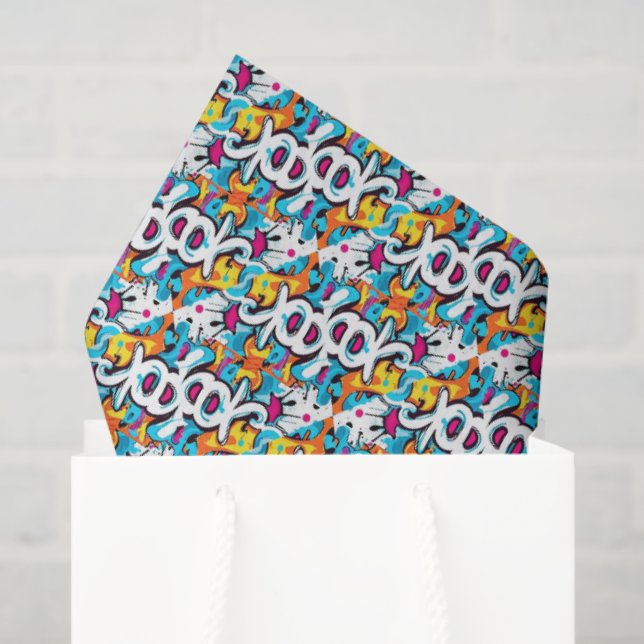 Graffiti Wall Tissue Paper (Gift Bag)