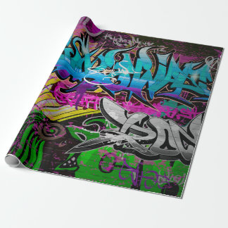 Graffiti wall urban artgraffiti,art,wall,grafiti,g wrapping paper