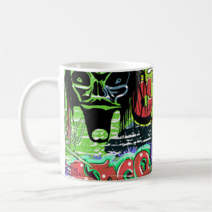 Graffiti Wall: Urban Hip Hop Coffee Mug
