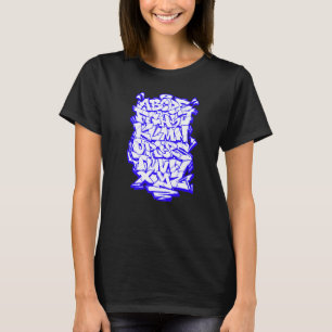 Graffiti Wildstyle Alphabet Hip Hop Street Urban T-Shirt
