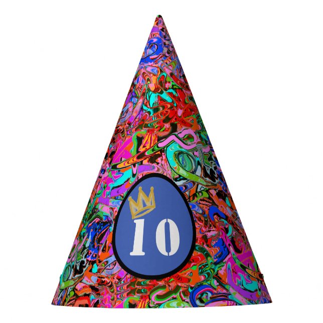 Graffiti with crown party hat (Front)