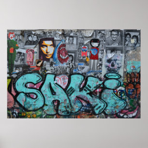 Graffitti photo poster