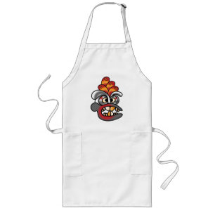 Grafitti Face Long Apron