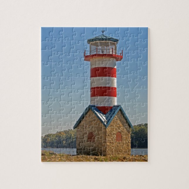 Grafton Lighthouse Jigsaw Puzzle (Vertical)