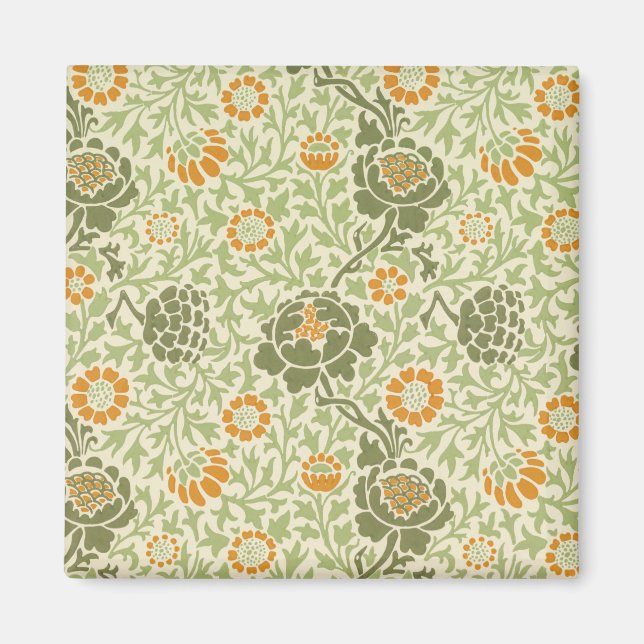 Grafton Pattern (by William Morris) Magnet (Front)