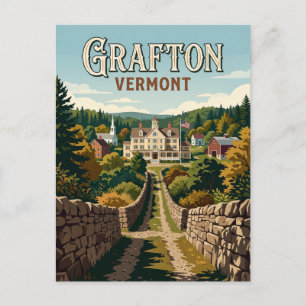 Grafton USA Postcard