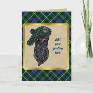 Graham Badge & Tartan Personalised Card