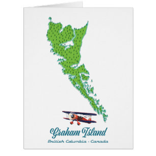 Graham Island British Columbia Travel map