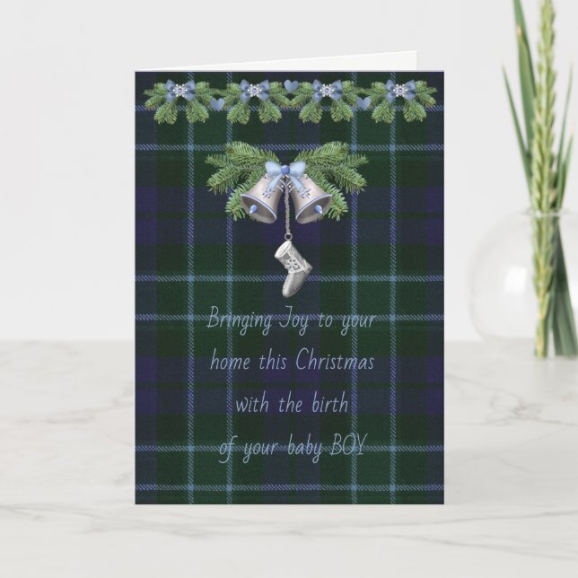 Graham Menteith Original Scottish Tartan Holiday Card (Front)