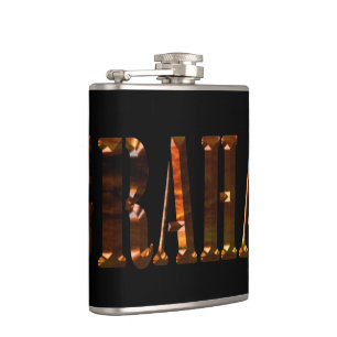 Graham, Name, Vinyl Wrapped Hip Flask