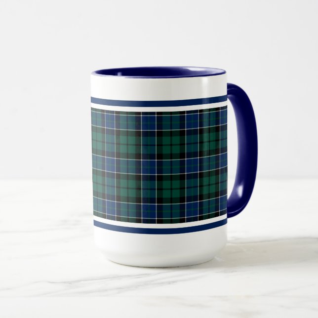 Graham of Montrose Clan Tartan Mug (Front Right)
