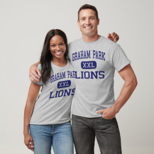 Graham Park Lions Middle Triangle Virginia T-Shirt