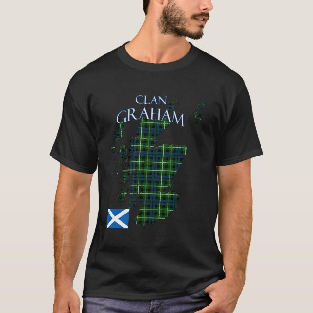 Graham Scottish Clan Tan Scotland T-Shirt (Front)