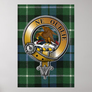 Graham Tartan & Badge Poster