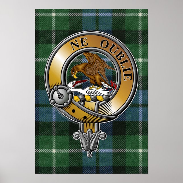 Graham Tartan & Badge Poster (Front)