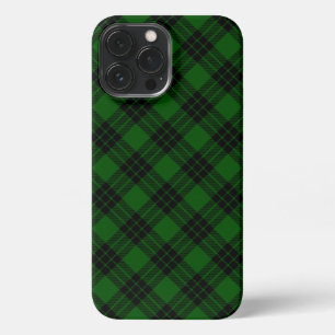 Graham tartan green black plaid iPhone 13 pro max case