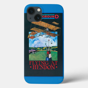 Grahame-White And Plane over Aerodrome Poster iPhone 13 Case
