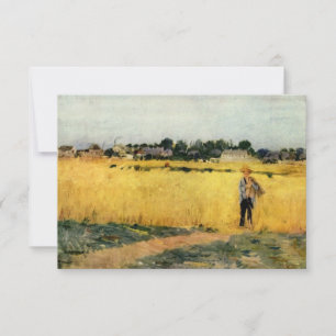 Grain Field (by Berthe Morisot) Card