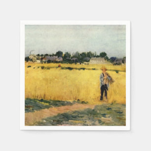 Grain Field (by Berthe Morisot) Napkin