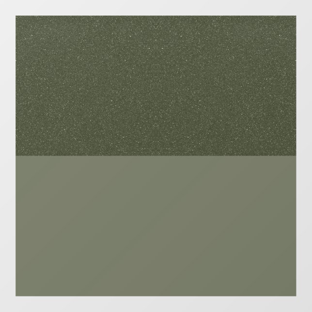 Grain & Matte Moss Green Window Cling – Customise (Sheet)