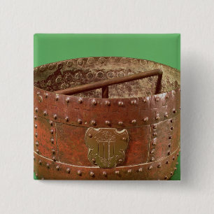 Grain measure with the Senlis coat of arms, 1630 15 Cm Square Badge