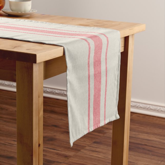 grain sack table runner (In Situ)