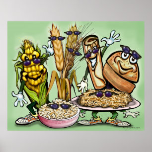 Grains Food Group Poster